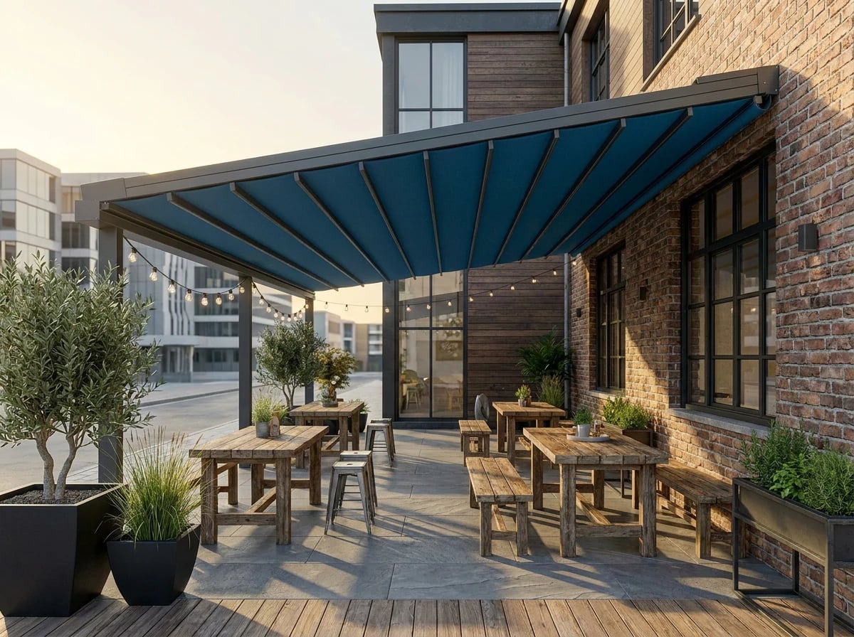 Otomatik Pergola sistemi — İzmir uygulama örneği