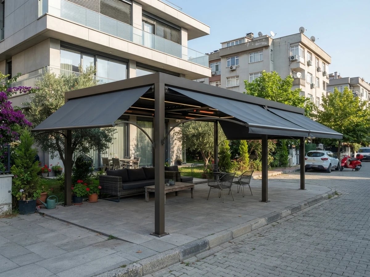İzmir'de tamamlanmış win tente uygulaması
